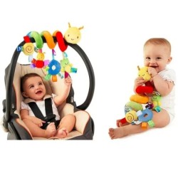 Drăguț activitate muzicală spirală pătuț cărucior scaun auto călătorie agățat jucării bebeluși băieți fete zornăitoare jucărie