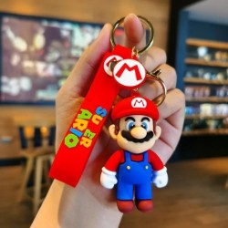 10 stiluri Super Mario breloc Mario Bros Luigi Toad Yoshi Bowser acțiune figura model PVC desen animat geantă păpușă pandantiv j