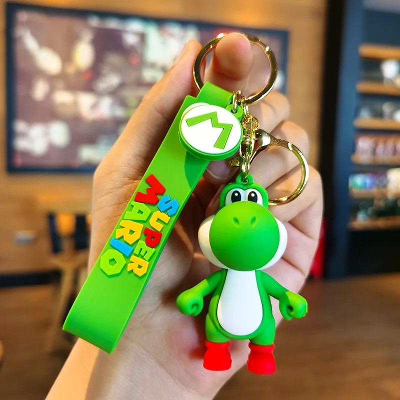 10 stiluri Super Mario breloc Mario Bros Luigi Toad Yoshi Bowser acțiune figura model PVC desen animat geantă păpușă pandantiv j
