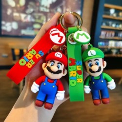 10 stiluri Super Mario breloc Mario Bros Luigi Toad Yoshi Bowser acțiune figura model PVC desen animat geantă păpușă pandantiv j