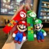 10 stiluri Super Mario breloc Mario Bros Luigi Toad Yoshi Bowser acțiune figura model PVC desen animat geantă păpușă pandantiv j