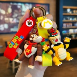 10 stiluri Super Mario breloc Mario Bros Luigi Toad Yoshi Bowser acțiune figura model PVC desen animat geantă păpușă pandantiv j
