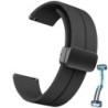 Curea din silicon sport cu cataramă magnetică pentru Samsung Galaxy Watch 6/4/5 Pro/Classic/Gear S3/Active 2, 20 mm și 22 mm, pe