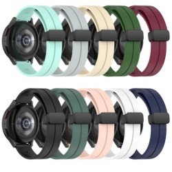 Curea din silicon sport cu cataramă magnetică pentru Samsung Galaxy Watch 6/4/5 Pro/Classic/Gear S3/Active 2, 20 mm și 22 mm, pe