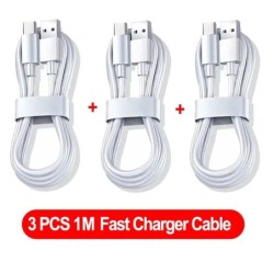 3 buc cablu USB tip C 100W 6A linie de încărcare super rapidă pentru Xiaomi Samsung Huawei Honor cabluri USB C de încărcare rapi