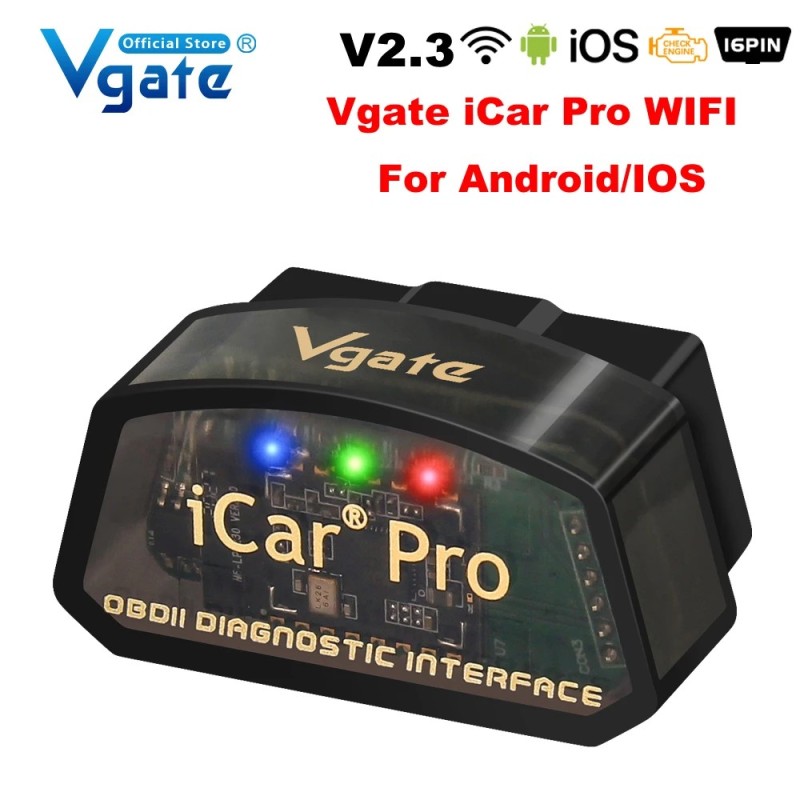 Vgate iCar Pro elm327 V2.3 OBD 2 OBD2 Instrumente de diagnosticare auto WIFI Bluetooth 4.0 pentru Android/IOS BT3.0 Pentru scane Vgate iCar Pro elm327 V2.3 OBD 2 OBD2 Instrumente de diagnosticare auto WIFI Bluetooth 4.0 pentru Android/IOS BT3.0 Pentru scane