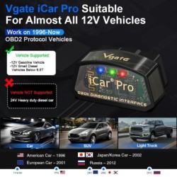 Vgate iCar Pro elm327 V2.3 OBD 2 OBD2 Instrumente de diagnosticare auto WIFI Bluetooth 4.0 pentru Android/IOS BT3.0 Pentru scane
