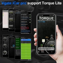 Vgate iCar Pro elm327 V2.3 OBD 2 OBD2 Instrumente de diagnosticare auto WIFI Bluetooth 4.0 pentru Android/IOS BT3.0 Pentru scane