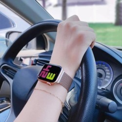 Curea Milanese Loop pentru Apple Watch 44mm 45mm 40mm 41mm 38-42mm, brățară Pride, iWatch Series 9 8 7 6 SE 5 4 3 Ultra 2, curea