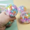 6cm copii exotice Pinch The Rainbow șirag de mărgele reducerea presiunii mingea de ventilație mingea de decompresie jucărie TPR 
