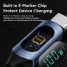 Cablu Toocki tip C la tip C 100W PD Încărcător rapid de încărcare Cablu de afișare USB C la USB C pentru Xiaomi POCO F3 Realme M