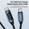Cablu Toocki tip C la tip C 100W PD Încărcător rapid de încărcare Cablu de afișare USB C la USB C pentru Xiaomi POCO F3 Realme M