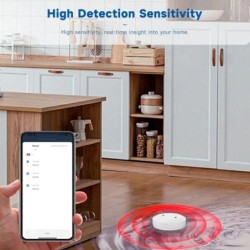 ONENUO Tuya ZigBee WiFi senzor inteligent de apă detector de scurgeri de apă inundații alarmă de scurgere Smart Life Control fun