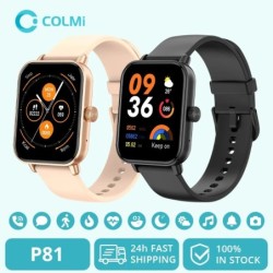 Ceas inteligent COLMI P81 cu apelare vocală, ecran ultra de 1,9 inci, monitorizare a sănătății 24h, peste 100 de moduri sportive