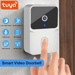 Tuya WiFi Video Sonerie Cameră HD fără fir Alarma IR Securitate Smart Home Sonerie WiFi Interfon pentru casă