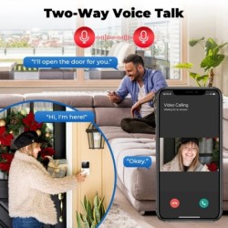 Tuya WiFi Video Sonerie Cameră HD fără fir Alarma IR Securitate Smart Home Sonerie WiFi Interfon pentru casă