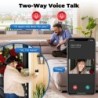 Tuya WiFi Video Sonerie Cameră HD fără fir Alarma IR Securitate Smart Home Sonerie WiFi Interfon pentru casă
