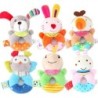 Zonăitură de pluș pentru bebeluși Animale din desene animate Pătuț de copii Pat mobil Jucării cu clopoțel 0-12 luni Jucărie educ