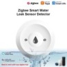 Senzor de apă Zigbee Tuya, detector de scurgeri și inundații, aplicație de monitorizare de la distanță pentru bucătărie/baie, as