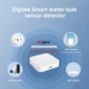 Senzor de apă Zigbee Tuya, detector de scurgeri și inundații, aplicație de monitorizare de la distanță pentru bucătărie/baie, as