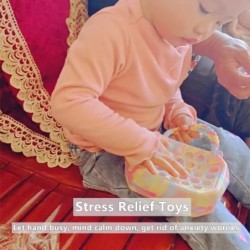 Pop Purse Silicon Senzorială Push Pop Bubble Bag Crossbody Bag Jucării Antistres Reliver Autism Geantă de mână Monedă Husă pentr