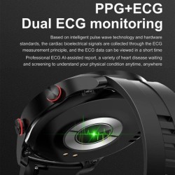 Ceas inteligent ECG+PPG Bluetooth Call Bărbați Laser Sănătate Tensiune arterială Ceasuri sportive Fitness Ceasuri sport pentru b