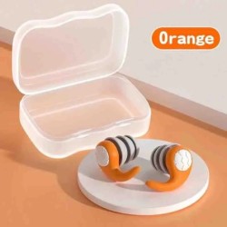 1 pereche de dopuri de urechi din silicon moale cu anulare a zgomotului, impermeabile, confortabile de purtat, potrivite pentru 