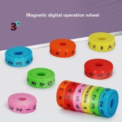 Matematică magnetică digitală învățare jucării educaționale inteligență magică aritmetică matematică puzzle cub pentru copii cad
