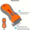 1 set lamă de îndepărtare a lipiciului cu 10 lame, cuțit telescopic de reglare, instrument de curățare pentru îndepărtarea etich