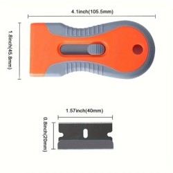 1 set lamă de îndepărtare a lipiciului cu 10 lame, cuțit telescopic de reglare, instrument de curățare pentru îndepărtarea etich