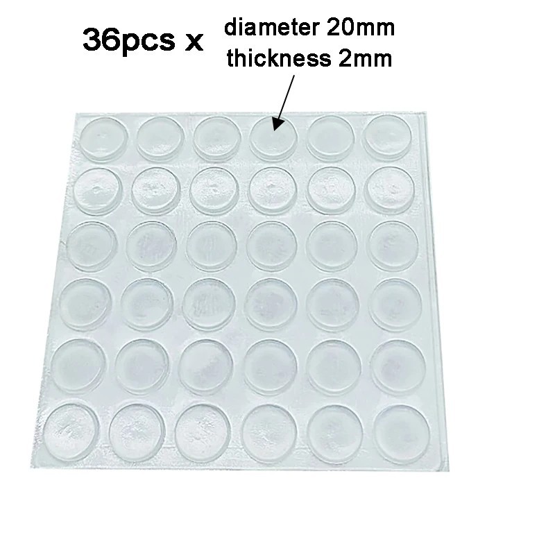 100 buc cauciuc siliconic moale anti-alunecare bare de protecție picioare tampoane amortizor tampon dulap bare de protecție sili