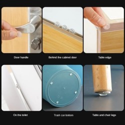 100 buc cauciuc siliconic moale anti-alunecare bare de protecție picioare tampoane amortizor tampon dulap bare de protecție sili