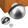 Opritor magnetic de ușă din cauciuc din oțel inoxidabil, autocolant anti-perforare, suporturi ascunse pentru uși, montat pe pode