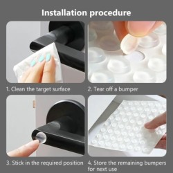 100 buc autoadezive ușă opritor cauciuc amortizor tampon dulap bare de protecție silicon mobilier tampoane pernă tampoane de pro