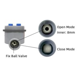 Temporizator de udare pentru grădină, supapă cu bilă/valvă solenoidală, controler de irigații, casă, grădină, supapă electronică