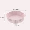 Tavă de copt din silicon pentru friteuză cu aer, tavă de copt reutilizabilă în siguranță alimentară, mucegai din silicon pentru 