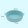 Tavă de copt din silicon pentru friteuză cu aer, tavă de copt reutilizabilă în siguranță alimentară, mucegai din silicon pentru 