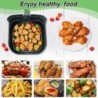 Suport metalic pătrat/rotund/dreptunghiular pentru friteuză cu aer, accesorii pentru friteuză cu aer, Cosori, Instant Vortex, Go