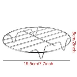 Suport metalic pătrat/rotund/dreptunghiular pentru friteuză cu aer, accesorii pentru friteuză cu aer, Cosori, Instant Vortex, Go