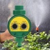 Furtun de udare automat electronic pentru grădină, verde, din plastic, în aer liber, cu temporizator de irigații, robinet, furtu