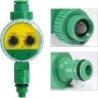 Furtun de udare automat electronic pentru grădină, verde, din plastic, în aer liber, cu temporizator de irigații, robinet, furtu