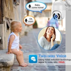 8MP 4K IP Camera 5MP Speed Dome Auto Tracking PTZ Camera Smart Home Outdoor Wireless WIFI Camera Monitor de supraveghere