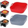 Accesorii pentru căptușeală de tigaie reutilizabilă pentru friteură cu aer Friteuză cu aer din silicon.