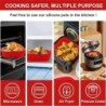 Accesorii pentru căptușeală de tigaie reutilizabilă pentru friteură cu aer Friteuză cu aer din silicon.
