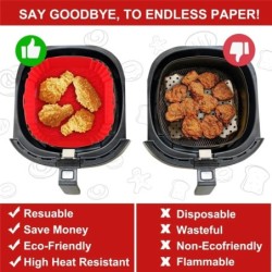 Accesorii pentru căptușeală de tigaie reutilizabilă pentru friteură cu aer Friteuză cu aer din silicon.