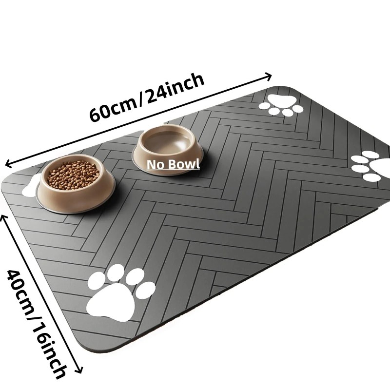 Covoraș absorbant pentru hrănirea animalelor de companie, mărimea S (pisicuță), mărimea M, mărimea L, covoraș impermeabil pentru Covoraș absorbant pentru hrănirea animalelor de companie, mărimea S (pisicuță), mărimea M, mărimea L, covoraș impermeabil pentru