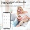 AVATTO Tuya ZigBee3.0 termostat radiator actuator Smart TRV controler termostatic valvă funcționează cu Alexa Google Home Alice