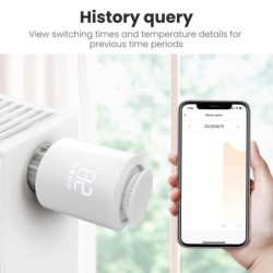 AVATTO Tuya ZigBee3.0 termostat radiator actuator Smart TRV controler termostatic valvă funcționează cu Alexa Google Home Alice