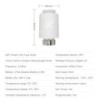 AVATTO Tuya ZigBee3.0 termostat radiator actuator Smart TRV controler termostatic valvă funcționează cu Alexa Google Home Alice