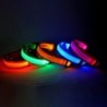 Nailon LED noapte siguranță intermitentă strălucire în întuneric lesă pentru câini câini luminoase fluorescente guler pentru ani